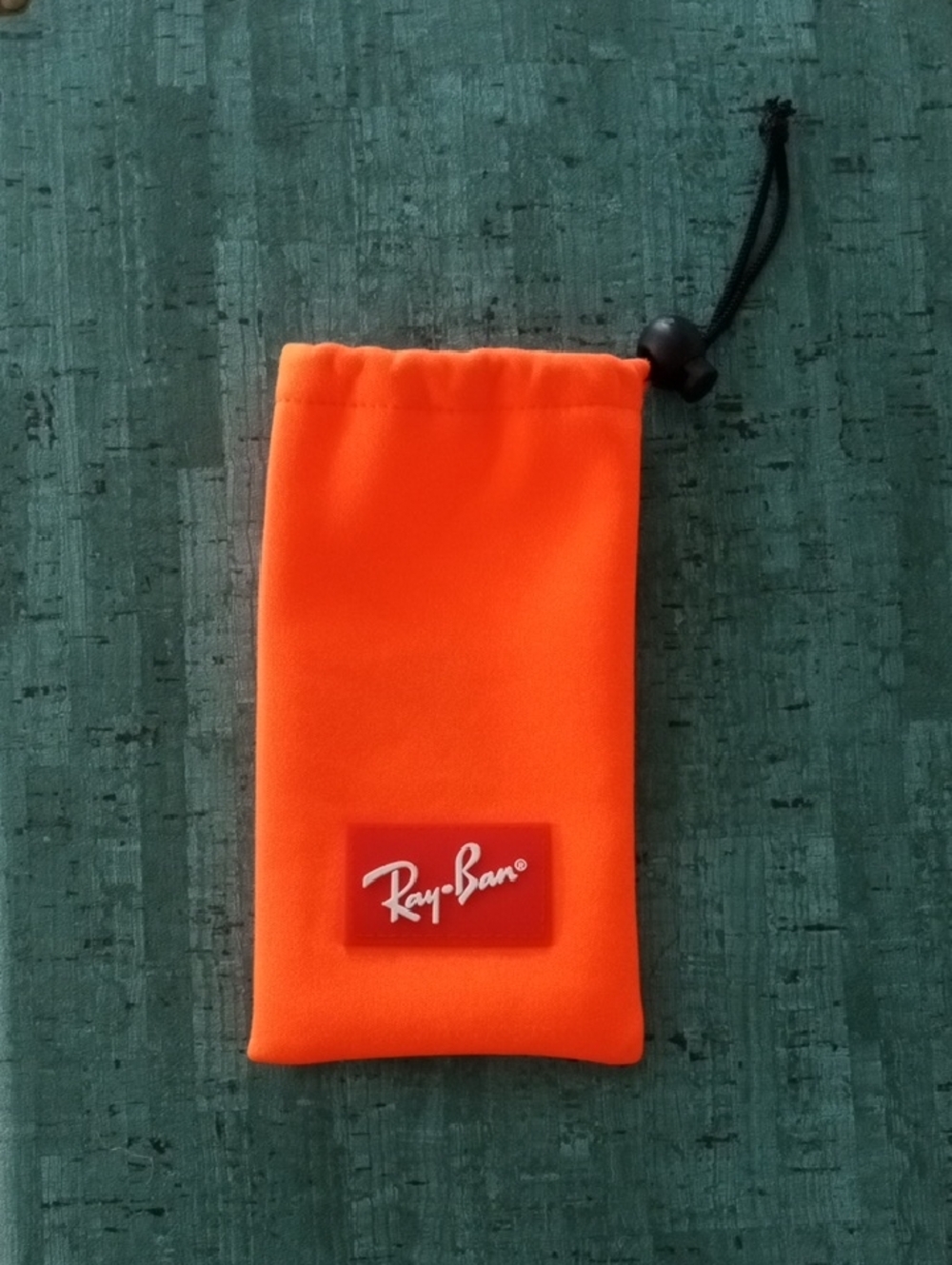 *3/$10* Ray-Ban Orange Microfiber Drawstring Eyewear Pouch